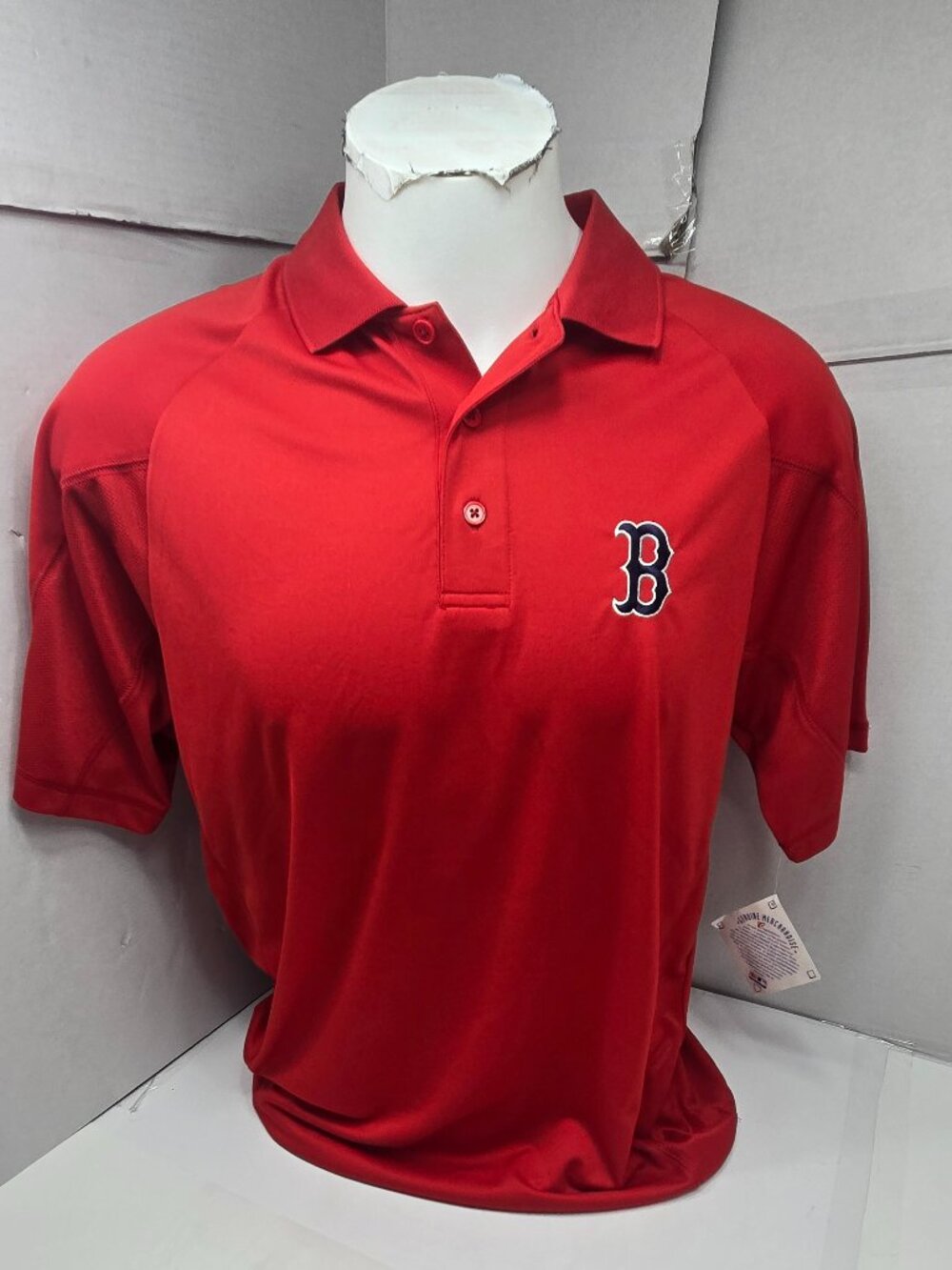 NWT Majestic Boston Red Sox Polo Shirt Men's M MLB Deadstock 2008